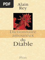 Alain Rey - Dictionnaire Amoureux Du Diable