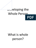 Developing The Whole Person