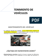 Mantenimiento Del Vehículo