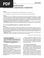 Caso Clínico: Recién Nacido Con Múltiples Cardiopatías Congénitas