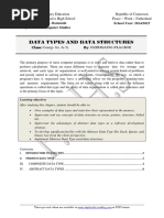 Data Type and Data Structure