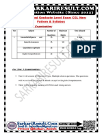 SSC CGL New Exam Pattern