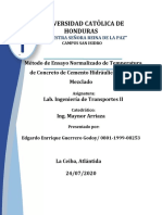 LnAB - INGENIERIA DE TRANSPORTES II PRACTICA NORMALIZADA PARA EL MUESTEO DE CONCRETO RECIEN MEZCLADO