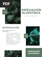 Especiacion Alopatrica