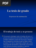 Proceso de Construcción Trabajo de Tesis