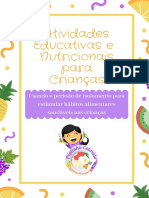 Atividades Educativas e Nutricionais para Crianças PDF