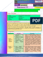 Experiencia de Aprendizaje 5 - Ciclo Vi - 2do Grado - Jordick Paul