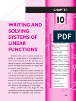 Chapter10 - Writing and Solving Systems of Linear Function Simultaneous Graph Straight Line Graph