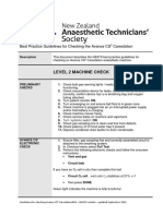 NZATS Guidelines For Checking Avance CS2 Carestation3