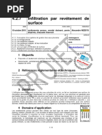 4.2.7. Infiltration Par Revêtement de Surface