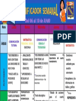 Planificador Semanal Semana Junio