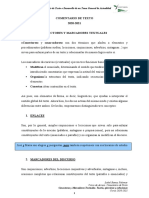 Marcadores y Conectores Textuales. Teoría, Ejercicios y Soluciones