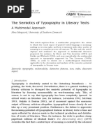 The Semiotics of Typography in Literary Texts: A Multimodal Approach