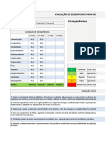 Avaliação de Desempenho - Consultor Comercial