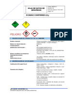 FICHA DE SEGURIDAD Oxigeno