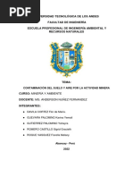 Contaminacion Del Suelo y Aire Por La Actividad Minera