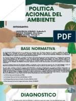 Politica Nacional Ambiental