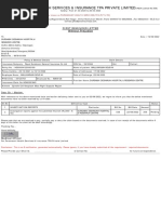 Paramount Health Services & Insurance Tpa Private Limited: First Reminder Letter Without Prejudice