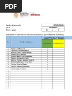 FORMATOS CUANTITATIVOS (ESCUELA) 8a Sesión