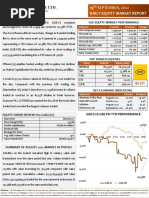 Daily Equity Market Report - 19.09.2022