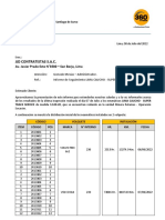 Informe Técnico de Neumaticos - JJD Contratistas Sac