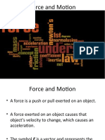 Force and Motion