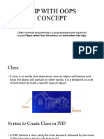 PHP With Oops Concept