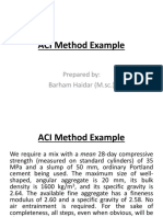 Aci Mix Design Example 1