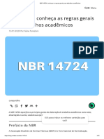 NBR 14724 - Conheça As Regras Gerais para Trabalhos Acadêmicos