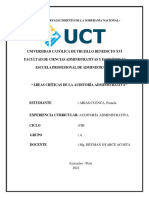 Áreas Críticas de La Auditoría Administrativa