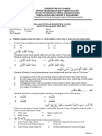 Soal PTS Pai KLS 5 SMT - 1 - 2019 - 2020