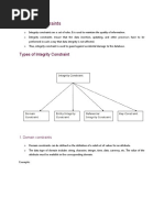 Integrity Constraints