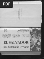 Jorge Cáceres - Rafael Guidos Véjar - Rafael Menjívar Ochoa - El Salvador - Una Historia Sin Lecciones-FLACSO (1988)