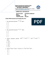 Soal Us Matek Peminatan Kelas Xii Mia TP 2021-2022