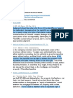 Equitable Redemption Memorandum of Judicial Opinion