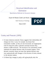 Lecture 12 Structural Identification and Estimation