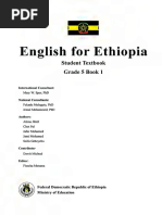 Grade 5 English For Ethiopia Book 1 Textbook