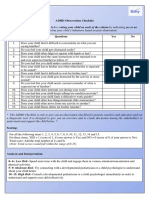 ADHD Observation Checklist VPVTqa9