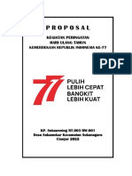 PROPOSAL HUT RI 77 Sukawening