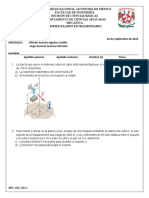 Primer Examen Extraordinario de Mecánica Sem 2023-1