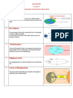 Class VI Motions of The Earth Imp Terms