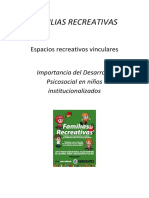 Proyecto Familias Recreativas 2015