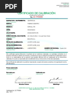 Certificado Calibracion Centrifuga Termo Scientific