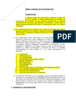 Recomendaciones para Primera Jornada de Sustentación