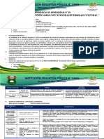 EXPERIENCIA DE APRENDIZAJE #5 VI CICLO - 1° y 2°