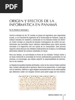 Efectos Informatica Panama