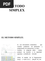 2.1 Metodo Simplex