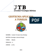 Geotecnia Aplicada A Túneles