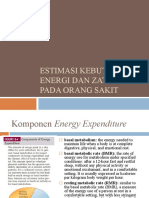 Estimasi Kebutuhan Energi Dan Zat Gizi Pada Orang