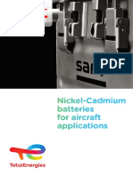 Nickel-Cadmium Batteries For Aircraft Applications